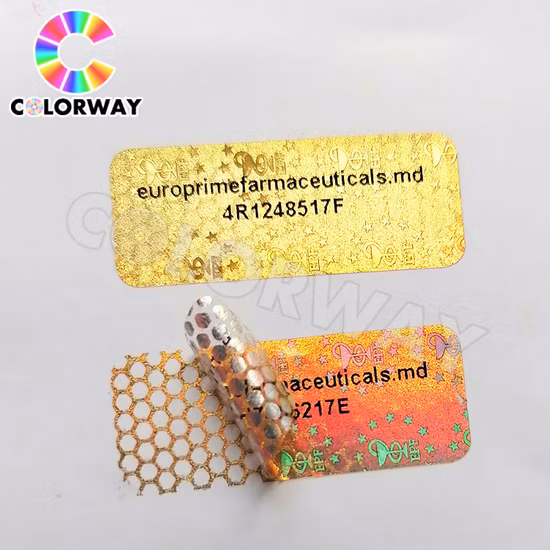 Autocollant d'étiquette de sécurité de code à barres anti